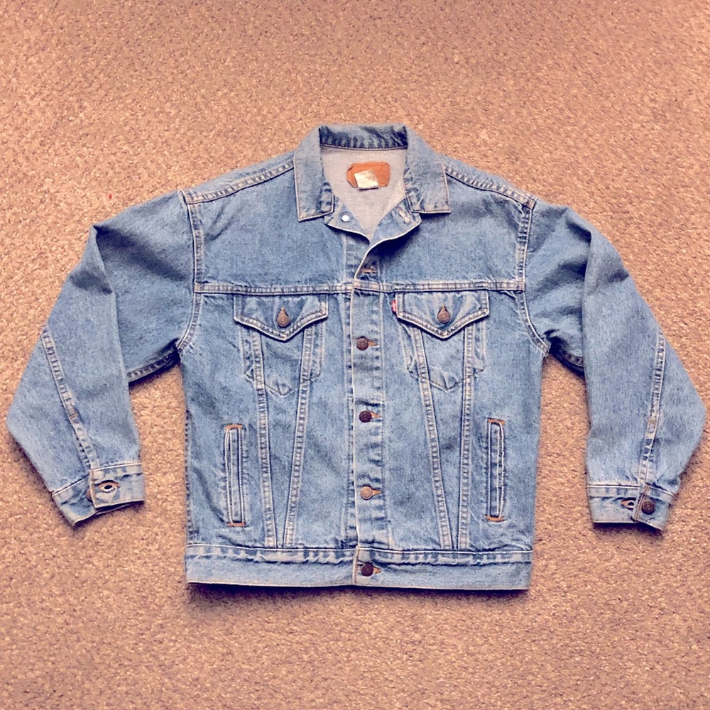 1990s Vintage Levi’s Jean jacket orange tag